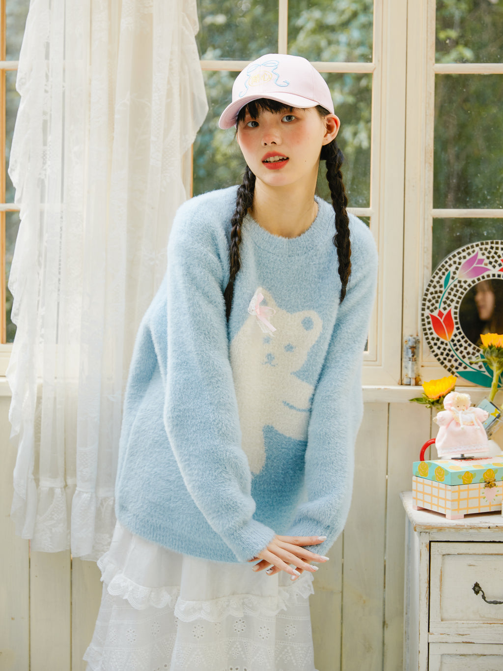 Blue bear sweater