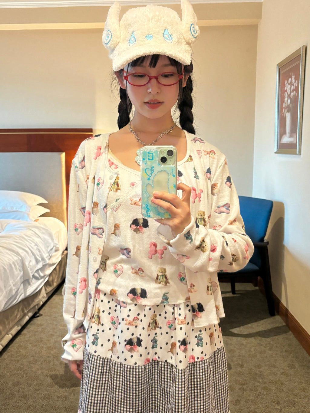 Doll-printed camisole