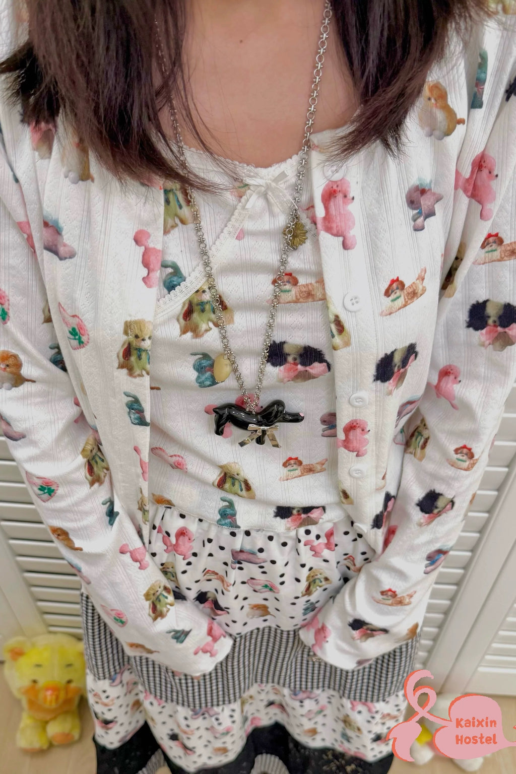 Doll-printed camisole